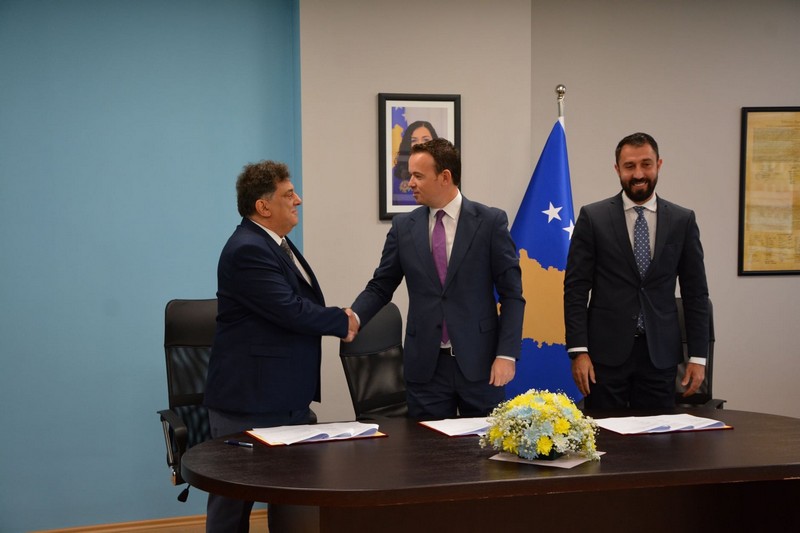 MINISTER FATON PECI AND MINISTER ELBERT KRASNIQI SIGNED THE