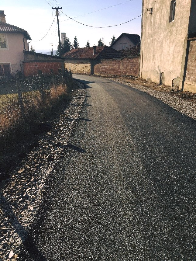 MLGA SUPPORTS THE PROJECT “ASPHALTING OF THE ROAD LLUGAGJI- GLOGJAN” IN PEJA.