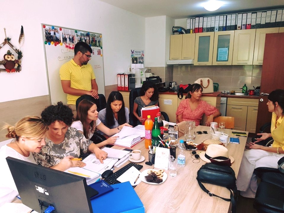 The activity in the field “On the spot check” began, for projects from the first call for proposals