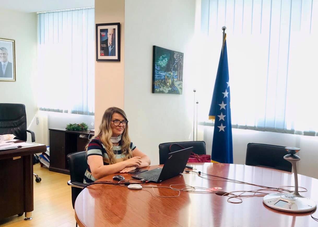 Одржан је заједнички вируелни састанак у вези са наставком сарадње између Мировног корпуса на Косову и општина