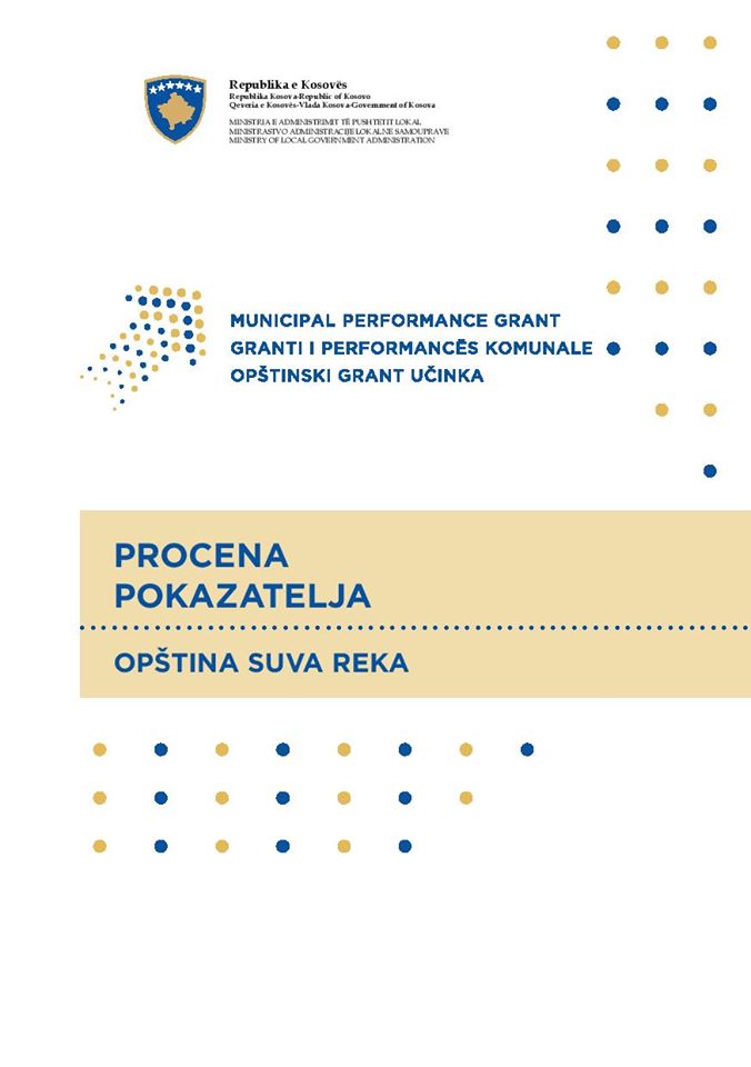 OPŠTINSKI GRANT UČINKA PROCENA POKAZATELJA OPŠTINA SUVA REKA