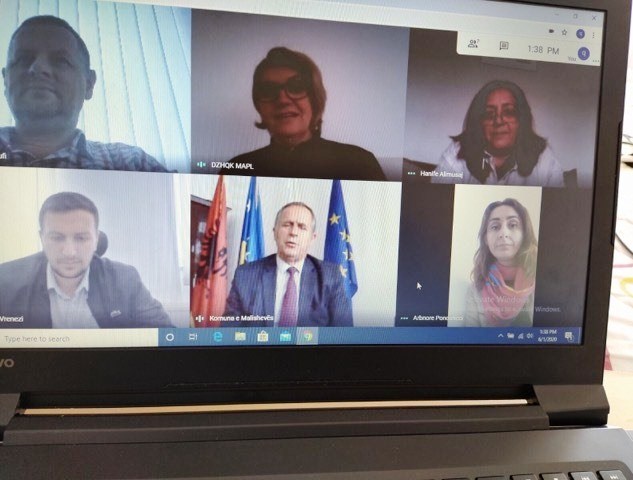 Virtual meeting with the municipality of Malishevë is held regarding the realization of project financed by MLGA funds