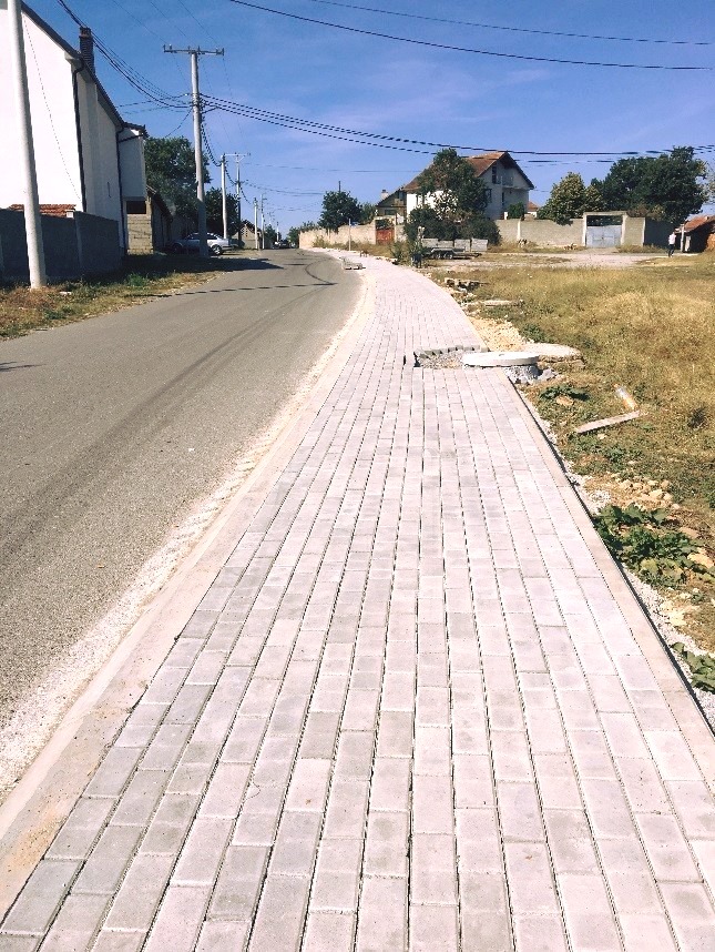 MAPL ka mbështetur projektin “Ndërtimi i trotuarit Dragobil – Marali” në Malishevë