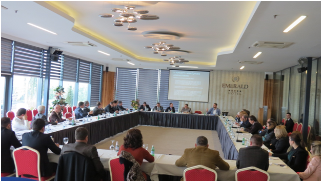 Zajednička radionica  sa direktorima zakonskog  odeljenja Ministarstva zakonskom kancelarijom premijera Predsednikom sudskog saveta Kosova i šefovima zakonske kancelarije opština