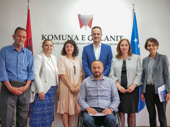Representatives from the Ministry of Local Government Administration visited the municipality of Gjilan