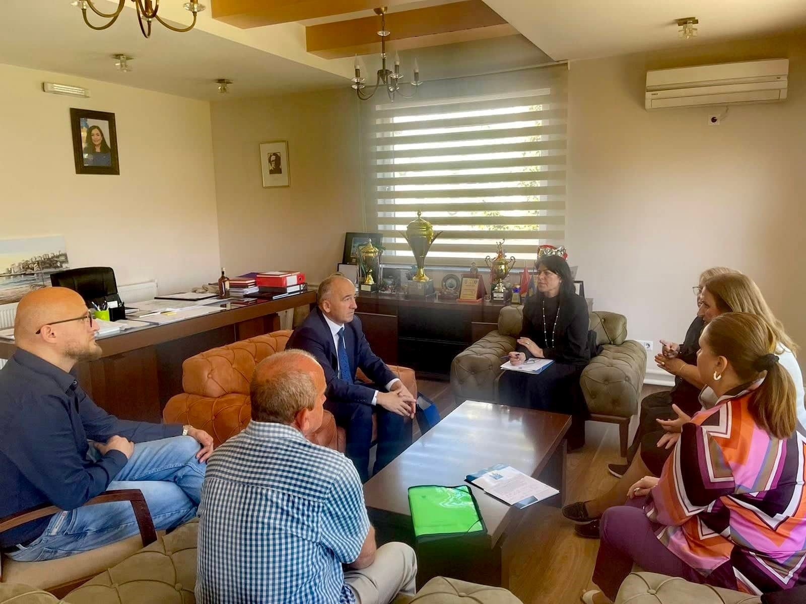 Representatives from the Ministry of Local Government Administration visit the municipality of Peja