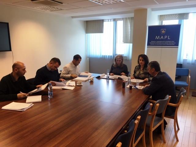 Meeting of the working group for drafting the Plan for Implementation of Civil Servants Training Strategy 2016-2020