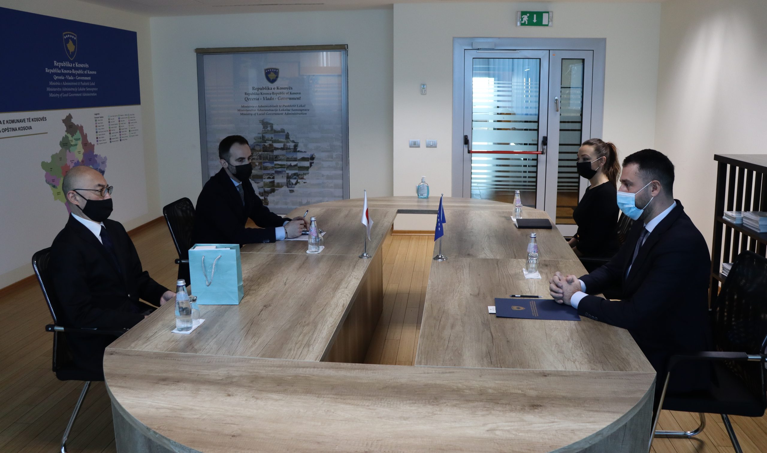 MINISTAR KRASNIQI DOČEKAO OTPRAVNIKA POSLOVA JAPANSKE AMBASADE NA KOSOVU G. KEISUKE YAMANAKA