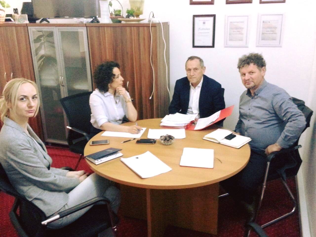 A meeting of the representatives of MLGA with the representatives from the Municipality of North Mitrovica to discuss project funding for the year 2019