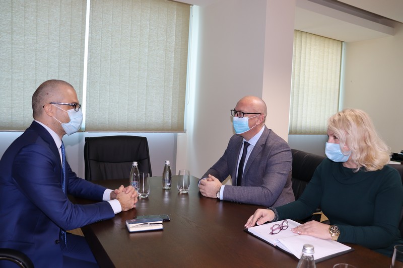 Министар Ракић на састанку са италијанским амбасадором