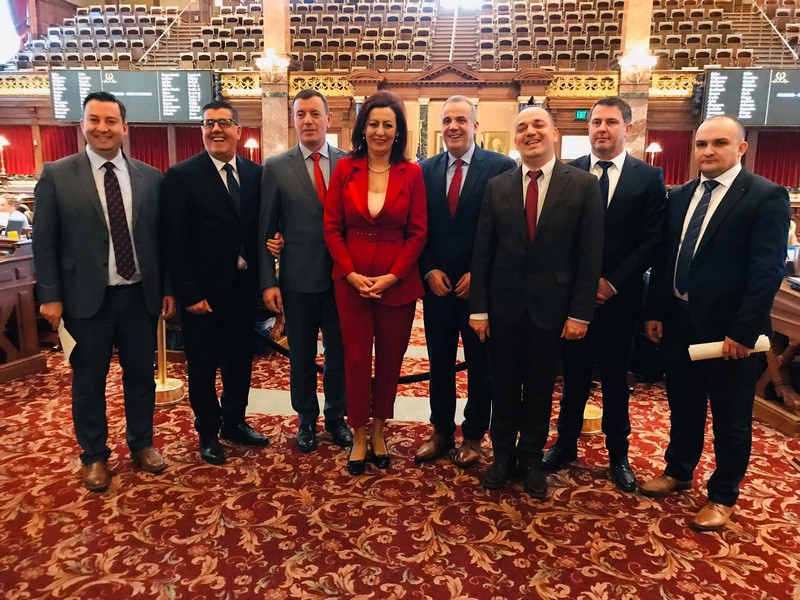 DELEGACIJA GRADONAČELNIKA OPŠTINA KOSOVA PREDVOĐENA OD STRANE MINISTARKE MALS-a EMILIJE REDŽEPI U ZVANIČNOJ POSETI AJOVI