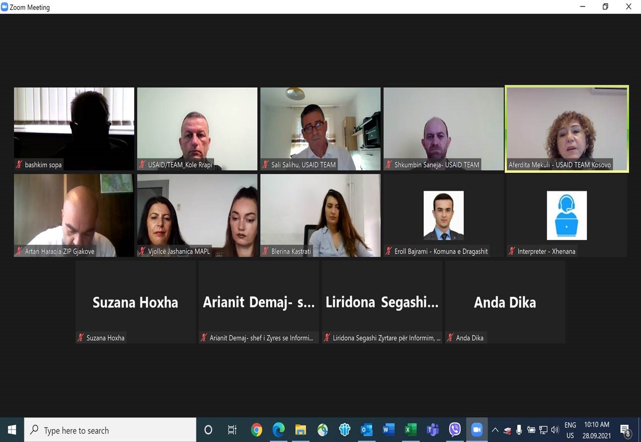 USAID TEAM and MLGA host a roundtable forum on improved communication and interaction practices