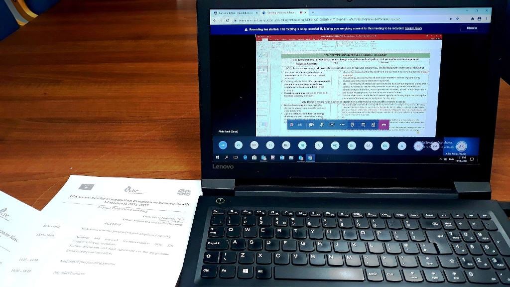 The third meeting of the Joint Task Force for IPA III 2021 – 2027 programming is held between Kosovo and Northern Macedonia