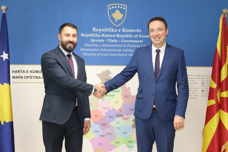 Ministar Krasniqi i ministar Milevski deo Konsultativnog foruma za prekograničnu saradnju između Kosova i Severne Makedonije