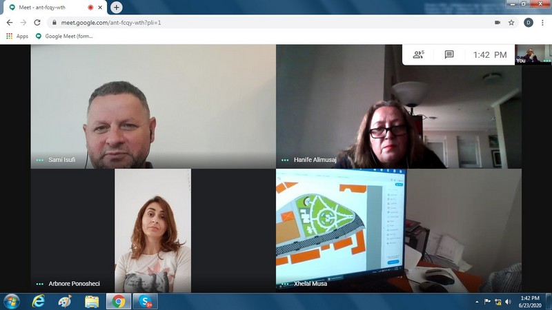 A virtual meeting was held with the officials of the municipality of Vitia regarding the realization of project financed by MLG funds