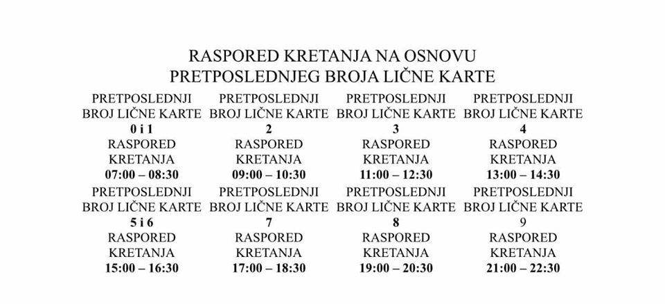 Imaće pravo kretanja samo 90 minuta