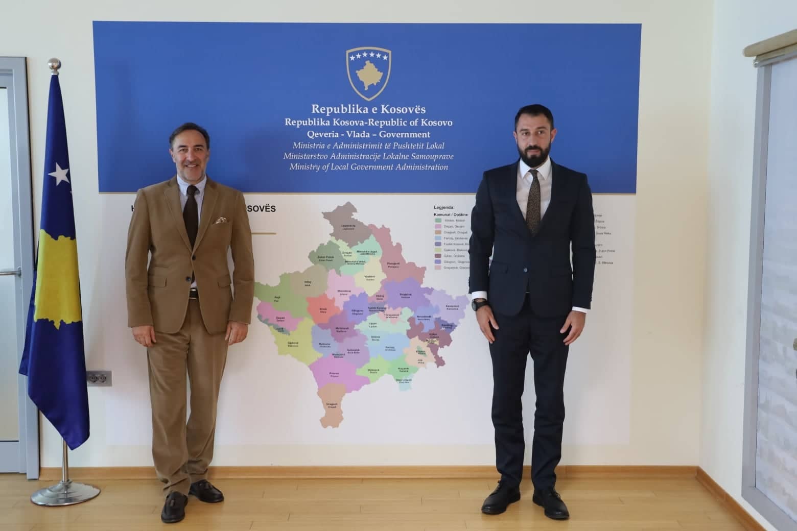Ministar Krasniqi dočekao šefa misije UNHCR -a u Prištini, Erola Arduça