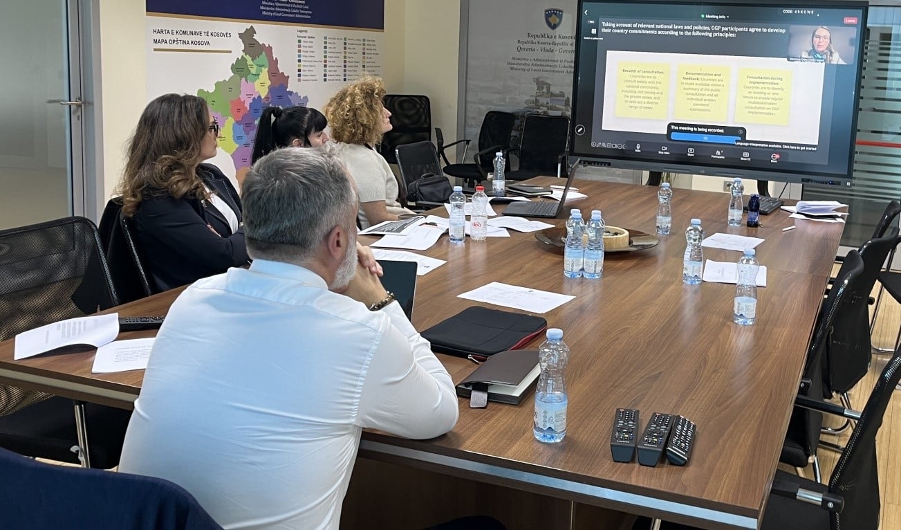 Prvi vebinar Radne grupe i konsultativni sastanak sa organizacijama civilnog društva u okviru izrade Nacionalnog akcionog plana 2026–2028 za Partnerstvo za otvorenu vladu